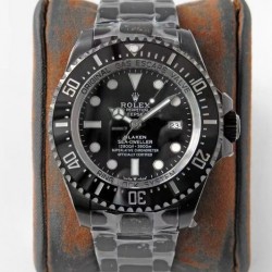 DEEPSEA 116660 Blaken Jacques Piccard Edition ROF PVD Black Dial Swiss 2836