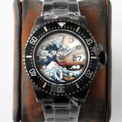 Sea-Dweller 126600 Blaken ROF PVD Tsunami Dial Swiss 2836