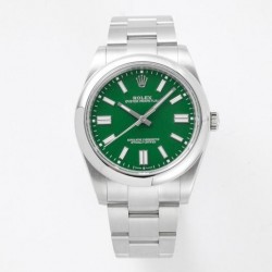 Oyster Perpetual 41 124300 GMF SS 904L Green Dial Swiss VR 3230