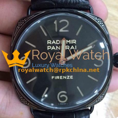 Replica Panerai Radiomir Firenze PAM 604 Ceramic Black Dial Swiss P3000