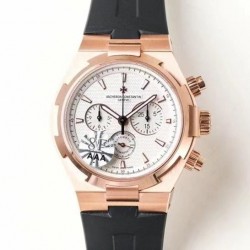 Overseas Chrono 5500V 8F RG White Dial Swiss 5200
