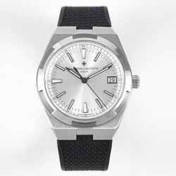 Overseas Self Winding 4500V V8F SS Silver Dial Swiss 5100
