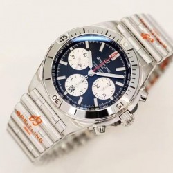 Chronomat B01 GF SS Black Dial Swiss 7750