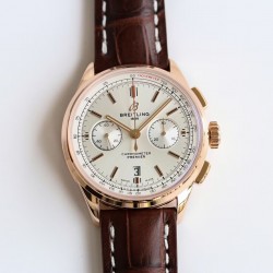 Premier B01 GF RG Silver Dial Swiss 7750