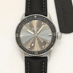 Fifty Fathoms Bathyscaphe GF V2 SS Anthracite Dial Swiss 1315 (Free Strap)