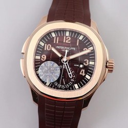 Aquanaut Travel Time 5164R GRF RG Chocolate Dial Swiss 324 SC V2