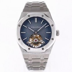 Royal Oak Tourbillon Extra Thin 26522 R8F SS Blue Dial Swiss 2924
