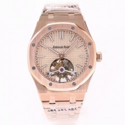 Royal Oak Tourbillon Extra Thin 26522 R8F RG Rose Dial Swiss 2924