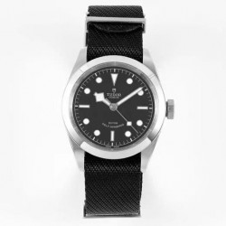 Black Bay 41mm M79540 LF Black Dial Black Nylon Strap Swiss 2824
