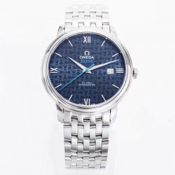 De Ville Prestige Orbis RXWF SS Blue Texture Dial Swiss 2892