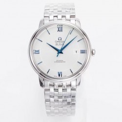De Ville Prestige RXWF SS White Dial Blue Hands  Swiss 2892