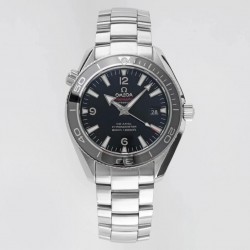 Seamaster Planet Ocean Liquid Metal 1948 "LMPO" Noob Factory SS Black Dial Swiss 2824 V12