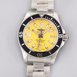 Superocean Automatic 44 TF SS Yellow Dial Swiss 2824 V2