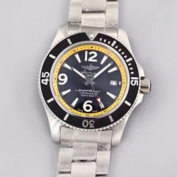 Superocean Automatic 44 TF SS Black & Yellow Dial Swiss 2824 V2