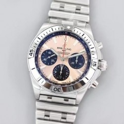 Chronomat B01 42mm TF SS Pink Dial Swiss 7750