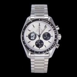 Speedmaster Snoopy Chrono "Eyes on the Stars" OMF SS White/Black Dial New Bracelet Swiss 1863