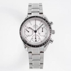 Speedmaster Racing Master HRF SS White Dial Swiss 7750