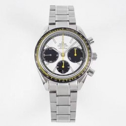 Speedmaster Racing Master HRF SS White/Black Dial Swiss 7750