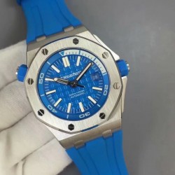 Royal Oak Offshore Diver 15710 BF SS Blue Dial Swiss 3120