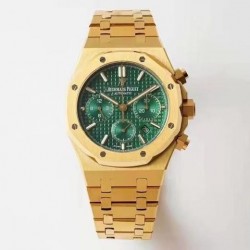 Royal Oak Chrono 26331 OMF YG Green Dial Swiss 7750
