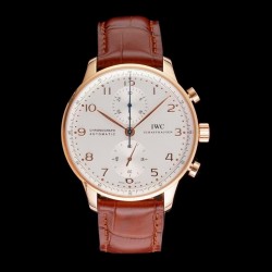 Portugieser Chrono AZF RG Silver Dial Swiss 7750 V2