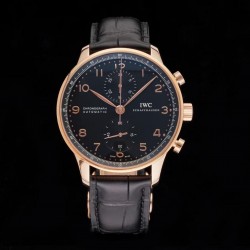 Portugieser Chrono AZF RG Black Dial Swiss 7750 V2