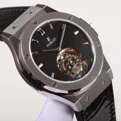 Classic Fusion Tourbillon HBF SS Black Dial Swiss Tourbillon