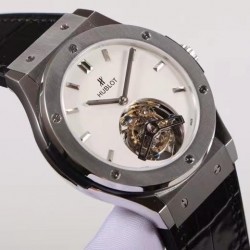Classic Fusion Tourbillon HBF SS White Dial Swiss Tourbillon
