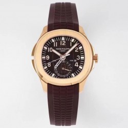 Aquanaut Travel Time 5164R ZF RG Brown Dial Swiss 324 SC (Home indicator works)