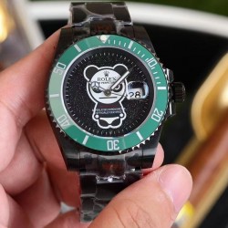 Submariner Bearbrick Blaken Factory PVD 904L Black Dial Swiss 2836