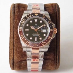 GMT-Master II 126711 CHNR JDF 18K RG Wrapped & SS 904L Black Dial Swiss VR 3285 V5