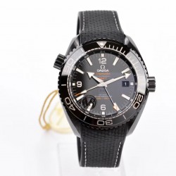 Seamaster Planet Ocean 600M GMT Deep Black 45.5mm VSF Ceramic Black Dial Swiss 8906