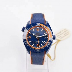 Seamaster Planet Ocean 600M Big Blue GMT 45.5mm VSF Blue Ceramic Blue Dial Swiss 8906