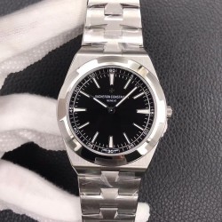 Overseas Ultra-Thin 2000V XF SS Black Dial Swiss 1120 V2