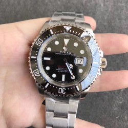 Sea-Dweller 126600 XF SS 904L Black Dial Swiss 2824
