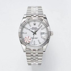 Datejust 41 126334 WF SS 904L White Dial Jubilee Bracelet Swiss VR 3235
