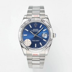 Datejust 41 126334 WF SS 904L Blue Dial Oyster Bracelet Swiss VR 3235