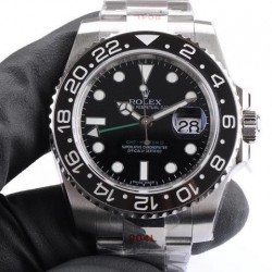 GMT-Master II 116710 LN JDF SS 904L Black Dial Swiss VR 3186 V5