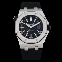 Royal Oak Offshore Diver 15710 APSF SS Black Dial Swiss 3120