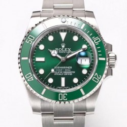 Submariner Date 116610 LV VSF SS 904L Green Dial Green Ceramic Bezel Swiss VS 3135