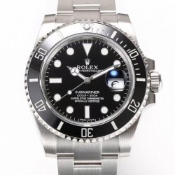Submariner Date 116610 LN VSF SS 904L Black Dial Black Ceramic Bezel Swiss VS 3135