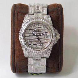 GMT-Master II 116769 TWF Full Diamond SS 904L Diamond Dial Swiss 2836