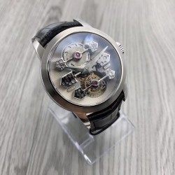 GP Bridges La Esmeralda Tourbillon RMF SS Silver Dial Swiss Tourbillon