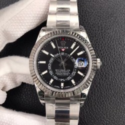 Sky-Dweller 326934 JNF SS 904L Black Dial Swiss 9001