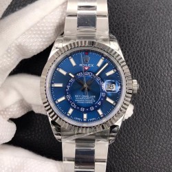 Sky-Dweller 326934 JNF SS 904L Blue Dial Swiss 9001