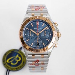 Chronomat B01 GF SS & RG Blue Dial Swiss 7750