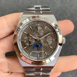 Overseas Ultra Thin Perpetual Calendar 4300V 8F SS Anthracite Dial Swiss 1120 QP/1 (Free Straps)