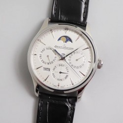 Master Ultra Thin Perpetual Calendar V9F SS White Dial Swiss JLC 868 V2