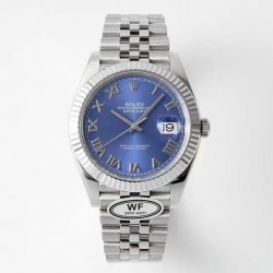 Datejust 41 126334 WF SS 904L Blue Roman Dial Jubilee Bracelet Swiss VR 3235