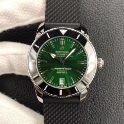 Superocean Heritage II 42mm GF SS Green Dial Swiss 2824 V2